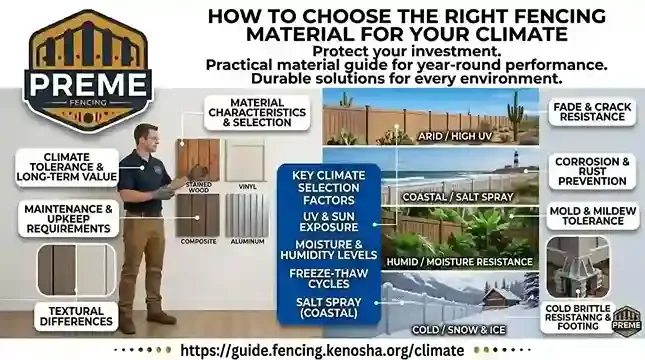 Choosing Fence Material for Wisconsin Climate