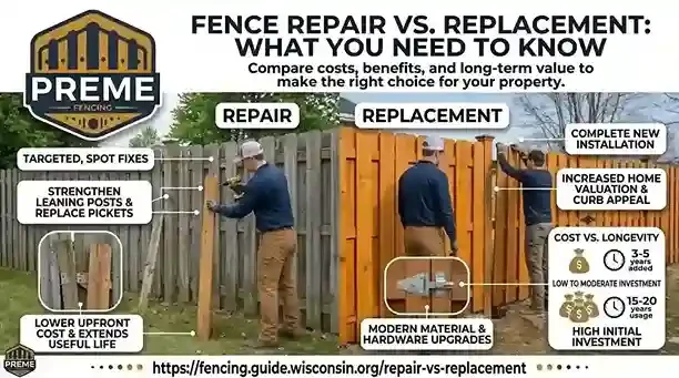 Fence Repair vs Replacement Decision Guide