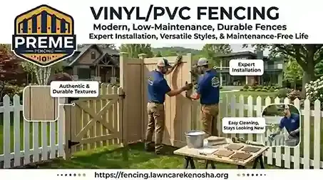 Vinyl PVC Fencing Wisconsin